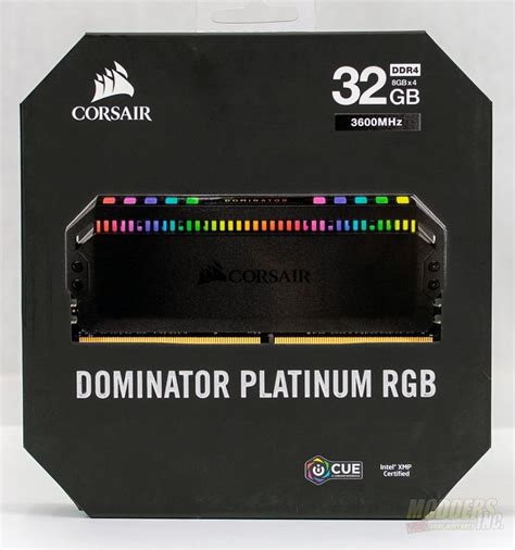 Corsair Dominator Platinum RGB DDR4 Memory Review - Modders Inc