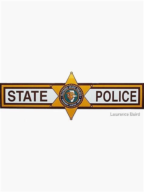 "Illinois State Police Car" Sticker for Sale by lawrencebaird | Redbubble