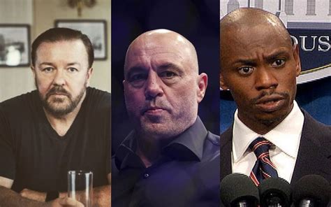 Joe Rogan defends Dave Chappelle and Ricky Gervais