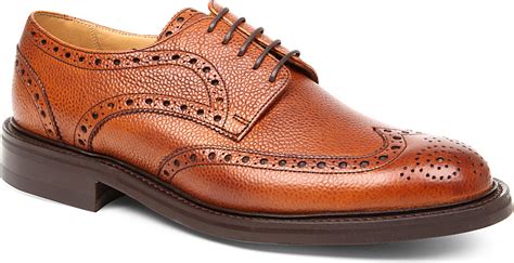 Barker Grassington Grain Brogues in Brown for Men (Tan) | Lyst