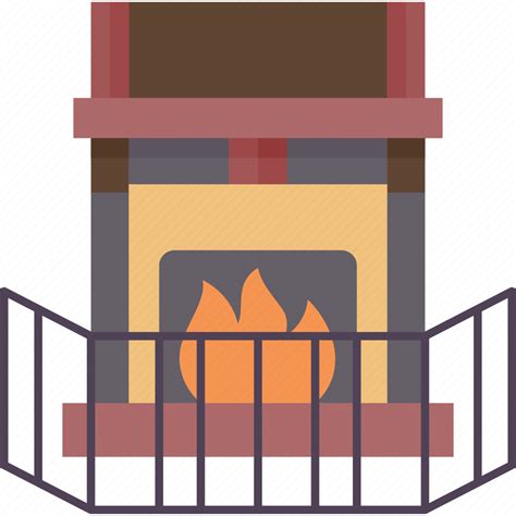 Fireplace, gate, childproof, home, safety icon - Download on Iconfinder