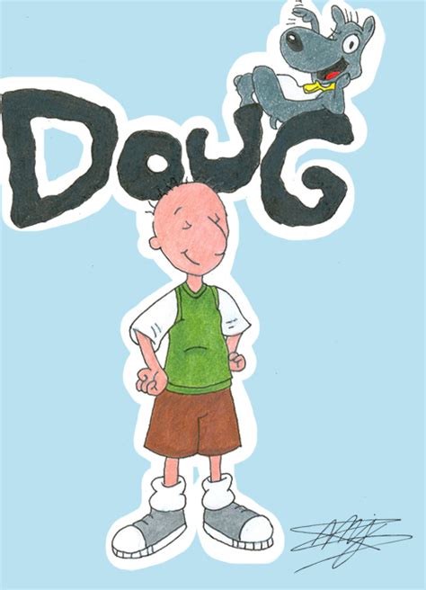 Doug and Porkchop a la Opening Sequence - Doug Fan Art (22591084) - Fanpop