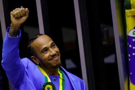 'Now I'm one of you,' Lewis Hamilton tells Brazil as he becomes honorary citizen, World News ...