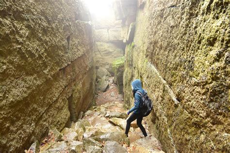 Foggy Day in the Ice Caves Trail, Cragsmoor, NY : r/hiking