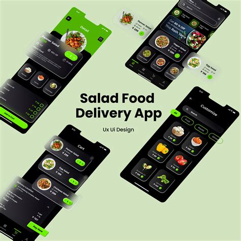 Salad Food Delivery App | Ux Ui Design :: Behance