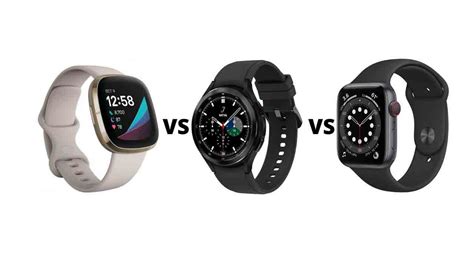 Fitbit Sense vs Samsung Galaxy Watch 4 vs Apple Watch 6: Specs Comparison