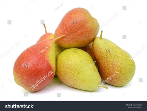 South Africa Forelle Pears Isolated On Stock Photo 1256866264 | Shutterstock