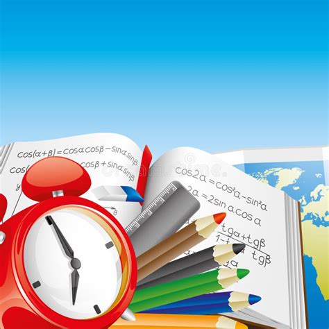 Vector. Education Background. Stock Vector - Illustration of eraser ...