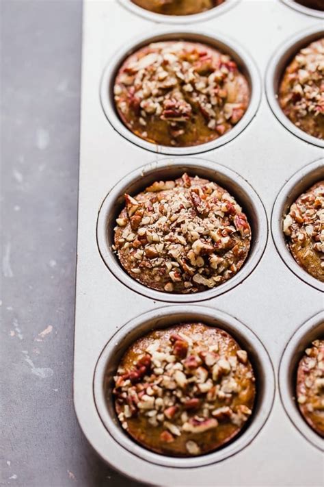 Maple Pecan Banana Muffins - Skinnytaste