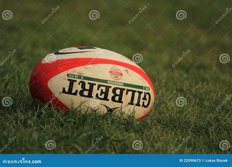 Rugby ball Gilbert editorial stock photo. Image of shape - 22090673