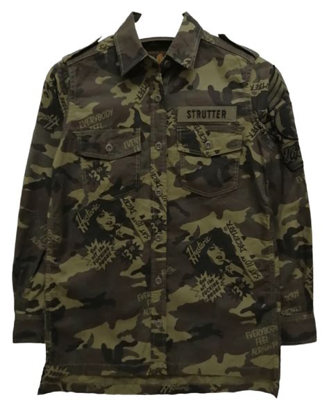 Archival Clothing Rare!! HYSTERIC GLAMOUR Camouflage Shirt | Grailed