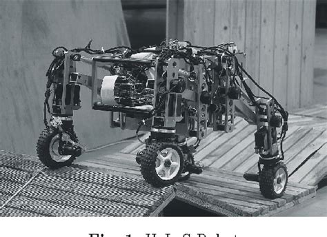 Figure 1 from Locomotion modes of an hybrid wheel-legged robot | Semantic Scholar