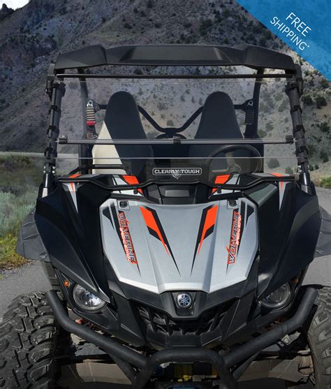 Yamaha Wolverine Windshield | ClearlyTough side by side windshield