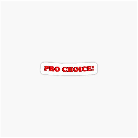 Pro Choice Stickers | Redbubble