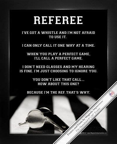 Referee 8x10 Sport Poster Print | Referee, Sport poster, Dancer poster