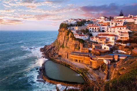 Pool at Azenhas do Mar, Sintra, Portugal. | Cheap places to go, Day trips from lisbon, Places to go