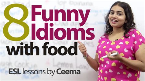 08 Funny idioms with food - Free English lesson (ESL) - YouTube