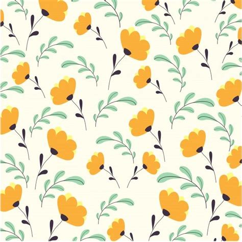 Padrão de flores | Vetor Grátis | Flower pattern design, Pattern design inspiration, Pattern art