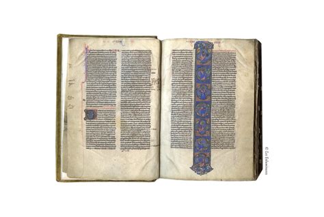 Vulgate Illuminated Bible Text : Medieval Text Manuscripts