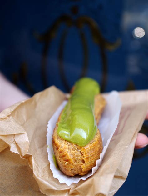 Matcha eclair #pastry