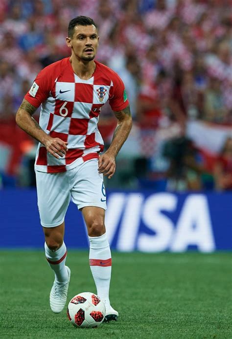 Dejan Lovren of Croatia runs with the ball during the 2018 FIFA World... | Dejan lovren, Soccer ...