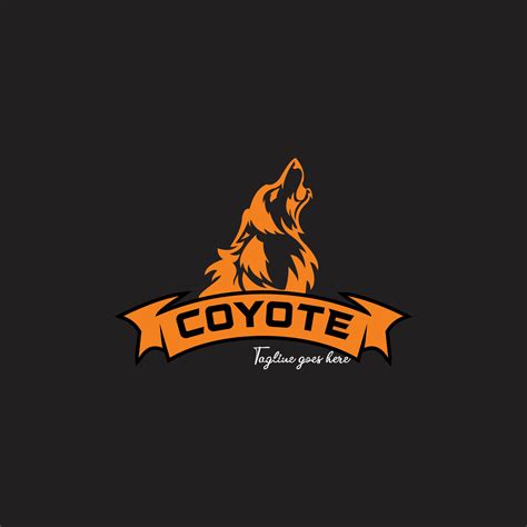 coyote circle head logo 4989015 Vector Art at Vecteezy