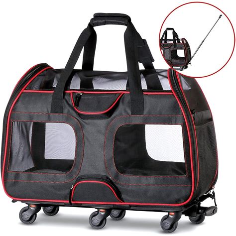 Airline Approved Pet Carrier with Wheels - Walmart.com - Walmart.com