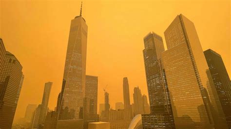 Wildfire smoke and air quality updates: Northeast flights disrupted ...