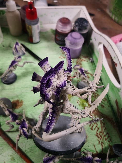 My first tyranid army colour scheme (thanks u/catgutt) : r/Tyranids