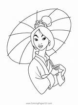 Close Up Mulan Coloring Page For Kids  Free Printable sketch template