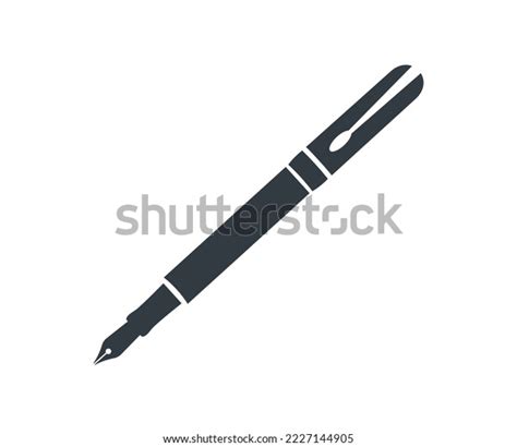 Fountain Pen Nib Pen Calligraphy Logo Stock Vector (Royalty Free) 2227144905 | Shutterstock