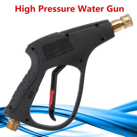 16MPa Mini High Pressure Water Gun Spray Gun for Car Washing M22 Outer Wire Power Tool ...