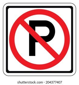 No Parking Stopping Signillustration Stock Illustration 1433756414 ...