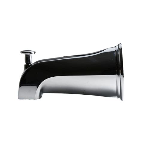 Diverter Tub Spout for Delta fits 1/2 in. IPS and 1 in. Delta Brass Tub Spout Adapter in Chrome ...