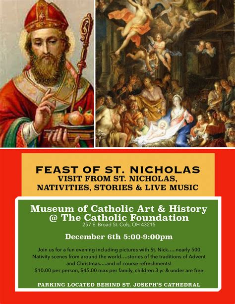 Feast of St. Nicholas Event - The Museum of Catholic Art and HistoryThe Museum of Catholic Art ...