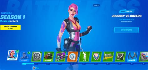 All Fortnite Chapter 2: Season 1 Battle Pass Cosmetics/Items - Skins ...