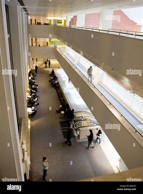 Interior Of The British Library London UK Europe Stock Photo - Alamy