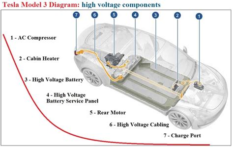 Telsa Car Model Illustration Diagrams