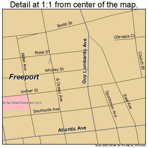 Freeport New York Street Map 3627485