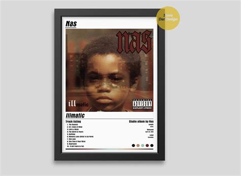 Nas Illmatic Album Cover Poster | Etsy