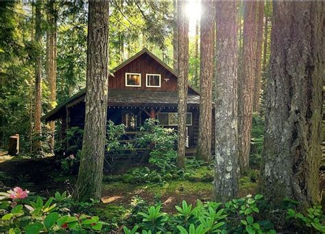 Charming Log Cabin at Lake Cushman - Cabins for Rent in Hoodsport, Washington, United States ...