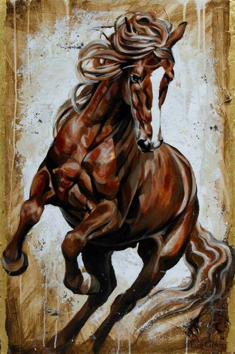 Hengst Horse Artwork, Horse Wall Art, Horse Painting, Canvas Painting ...