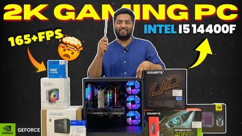 Rs 1 Lakh Gaming/Productivity PC Build | Intel i5 14400F & RTX 4060TI | 2K Benchmarks! - YouTube