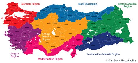 Map Of Turkey Regions Turkey Physical Political Maps Of