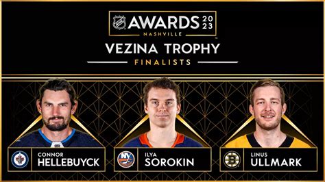 2023 Vezina Trophy Finalists Announced - In Play! magazine