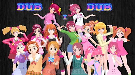 [MMD PreCure] Dub-I-Dub - Civilian Pink Cures / プリキュア - Pretty Cure - Me & My - YouTube