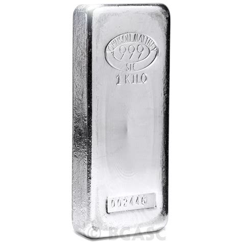 Buy 1 Kilo Silver Bar Johnson Matthey (32.15 troy oz) .999 Fine Ingot - Secondary Market - 1 ...