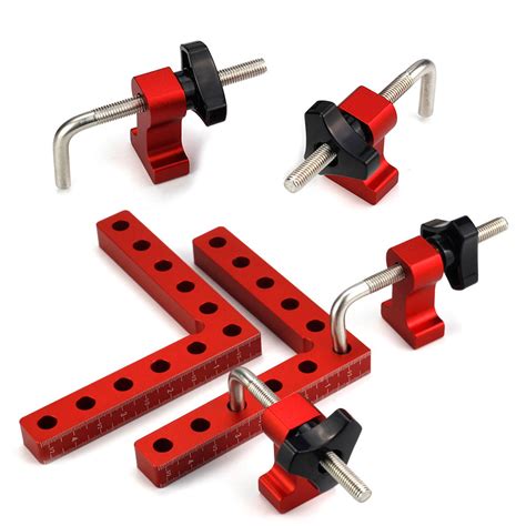 90 Degree Clamping Square with 4 Clamps – FindBuyTool