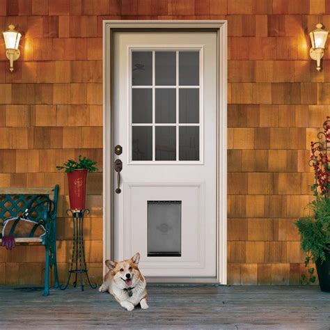 Say Goodbye To Fumbling With Keys: Exterior Doors With Built-In Pet ...