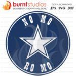 SVG Cutting File, Dallas Cowboys No Mo Ro Mo Monogram Star, National Football League, NFL, Png ...